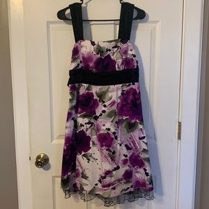 IZ Byer, Floral Dress, Size 13, Like New, Never Worn.